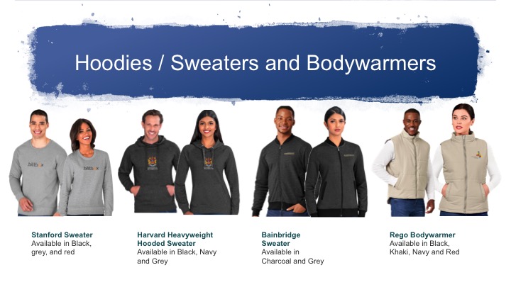 Hoodies, Sweaters & Bodywarmers